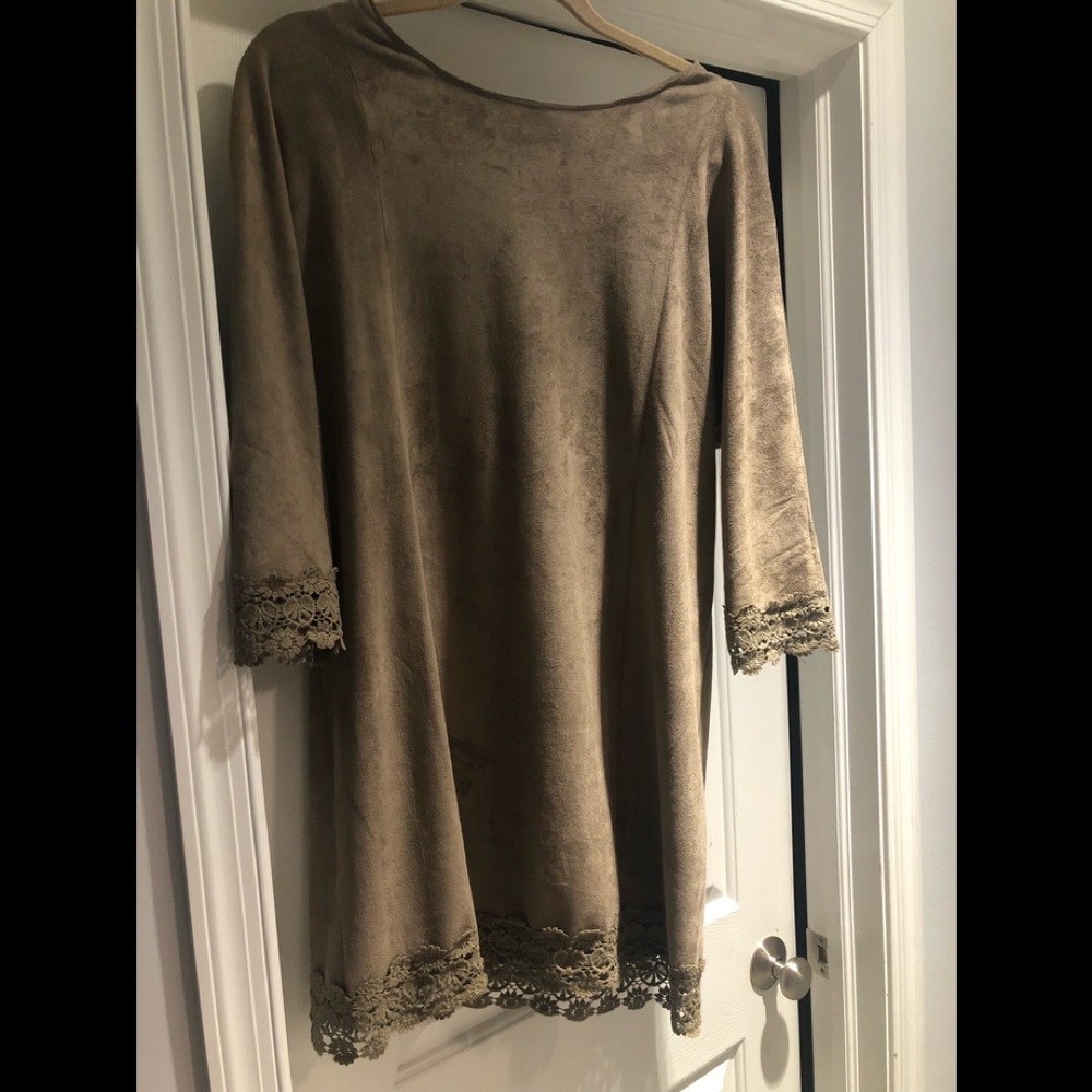 Elyse suede dress